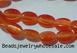 CCT604 15 inches 4*6mm oval cats eye beads wholesale