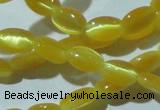 CCT606 15 inches 4*6mm oval cats eye beads wholesale