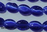 CCT651 15 inches 6*8mm oval cats eye beads wholesale