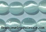 CCT660 15 inches 8*10mm oval cats eye beads wholesale