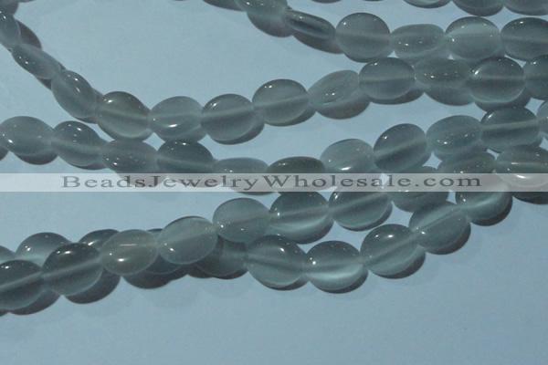 CCT661 15 inches 8*10mm oval cats eye beads wholesale