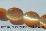 CCT668 15 inches 8*10mm oval cats eye beads wholesale