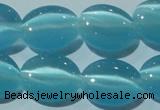 CCT677 15 inches 8*10mm oval cats eye beads wholesale