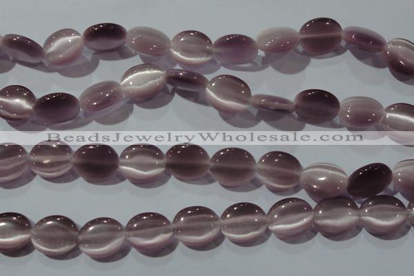 CCT693 15 inches 10*12mm oval cats eye beads wholesale