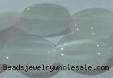 CCT720 15 inches 10*14mm oval cats eye beads wholesale