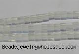 CCU01 15.5 inches 4*4mm cube opal beads wholesale