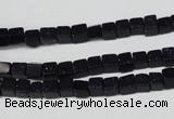 CCU07 15.5 inches 4*4mm cube blue goldstone beads wholesale