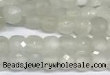 CCU1001 15 inches 4mm faceted cube moonstone beads