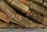 CCU1150 15 inches 4*13mm cuboid unakite beads