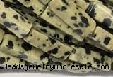 CCU1156 15 inches 4*13mm cuboid dalmatian jasper beads