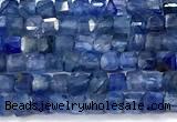 CCU1335 15 inches 2.5mm faceted cube kyanite beads