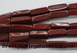 CCU502 15.5 inches 4*13mm cuboid red jasper beads wholesale