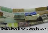 CCU526 15.5 inches 4*13mm cuboid mixed gemstone beads wholesale