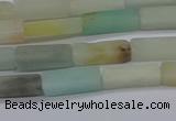 CCU715 15.5 inches 4*13mm cuboid amazonite beads wholesale