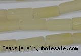 CCU730 15.5 inches 4*13mm cuboid yellow jade beads wholesale