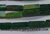 CCU735 15.5 inches 4*13mm cuboid African jade beads wholesale