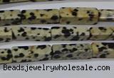 CCU739 15.5 inches 4*13mm cuboid dalmatian jasper beads wholesale