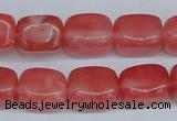 CCY152 15.5 inches 11*15mm cuboid cherry quartz beads wholesale