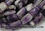 CDA05 15.5 inches 8*12mm rectangle dogtooth amethyst quartz beads