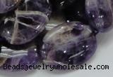 CDA10 15.5 inches 22*30mm oval dogtooth amethyst quartz beads