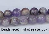 CDA52 15.5 inches 8mm round dogtooth amethyst beads wholesale