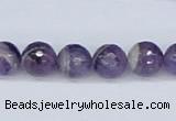 CDA60 15.5 inches 10mm faceted round dogtooth amethyst beads