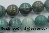 CDB02 15.5 inches 14mm round natural new dragon blood jasper beads