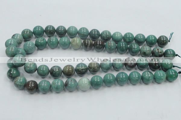 CDB02 15.5 inches 14mm round natural new dragon blood jasper beads