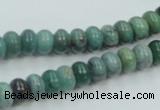 CDB05 15.5 inches 5*8mm rondelle natural new dragon blood jasper beads