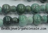 CDB10 15.5 inches 12*16mm calabash natural new dragon blood jasper beads