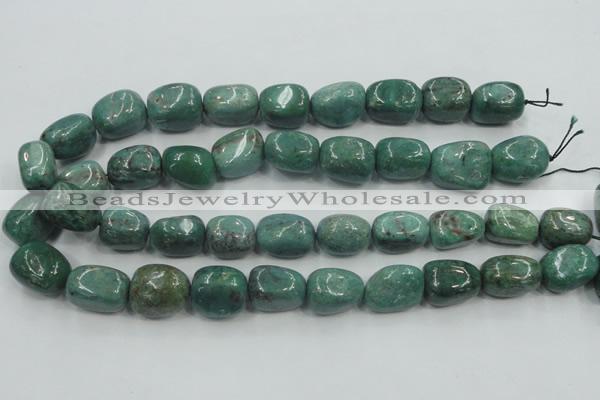 CDB11 15.5 inches 14*20mm nugget natural new dragon blood jasper beads