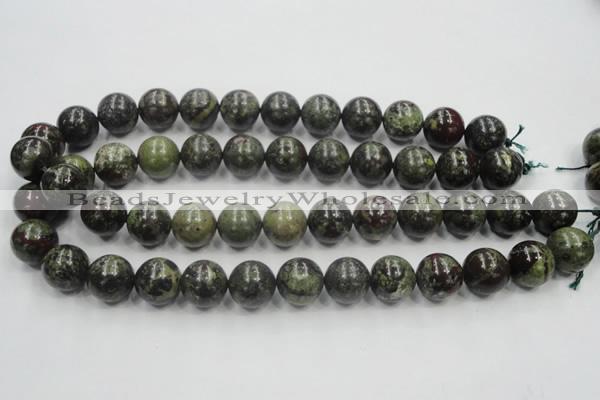 CDB200 15.5 inches 16mm round natural dragon blood jasper beads