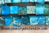 CDE1203 15.5 inches 4.5mm - 5mm cube sea sediment jasper beads