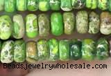 CDE1258 15.5 inches 2.5*4mm rondelle sea sediment jasper beads