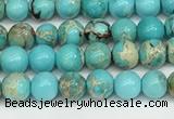 CDE1366 15.5 inches 4mm round sea sediment jasper beads wholesale