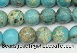 CDE1367 15.5 inches 6mm round sea sediment jasper beads wholesale