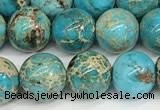 CDE1368 15.5 inches 8mm round sea sediment jasper beads wholesale