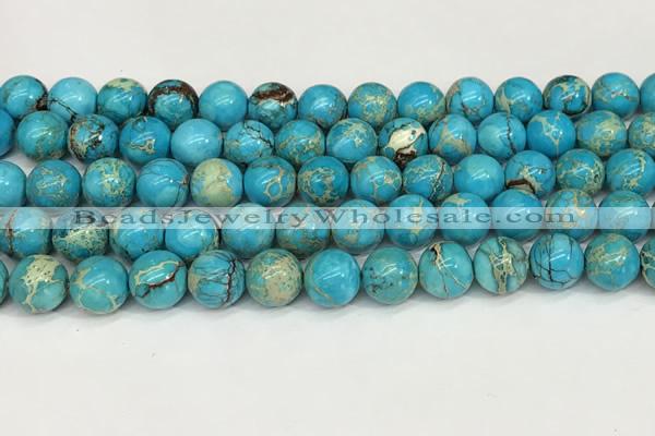 CDE1369 15.5 inches 10mm round sea sediment jasper beads wholesale