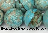 CDE1371 15.5 inches 14mm round sea sediment jasper beads wholesale