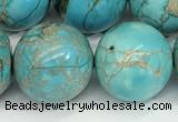 CDE1373 15.5 inches 18mm round sea sediment jasper beads wholesale