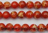 CDE2001 15.5 inches 6mm round dyed sea sediment jasper beads