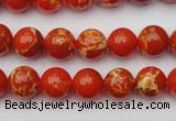 CDE2002 15.5 inches 8mm round dyed sea sediment jasper beads