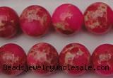 CDE2017 15.5 inches 16mm round dyed sea sediment jasper beads