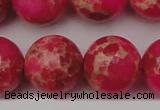 CDE2021 15.5 inches 24mm round dyed sea sediment jasper beads