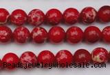 CDE2022 15.5 inches 4mm round dyed sea sediment jasper beads