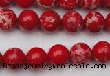 CDE2024 15.5 inches 8mm round dyed sea sediment jasper beads