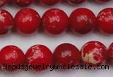 CDE2025 15.5 inches 10mm round dyed sea sediment jasper beads