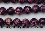 CDE2045 15.5 inches 6mm round dyed sea sediment jasper beads