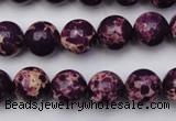 CDE2047 15.5 inches 10mm round dyed sea sediment jasper beads