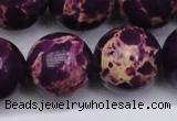 CDE2054 15.5 inches 24mm round dyed sea sediment jasper beads